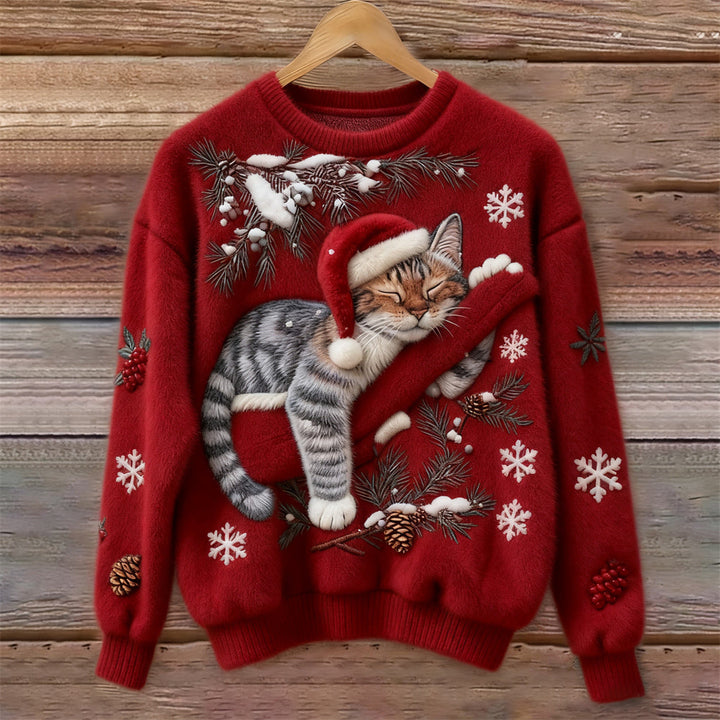 Weihnachtlicher Katzenpullover™