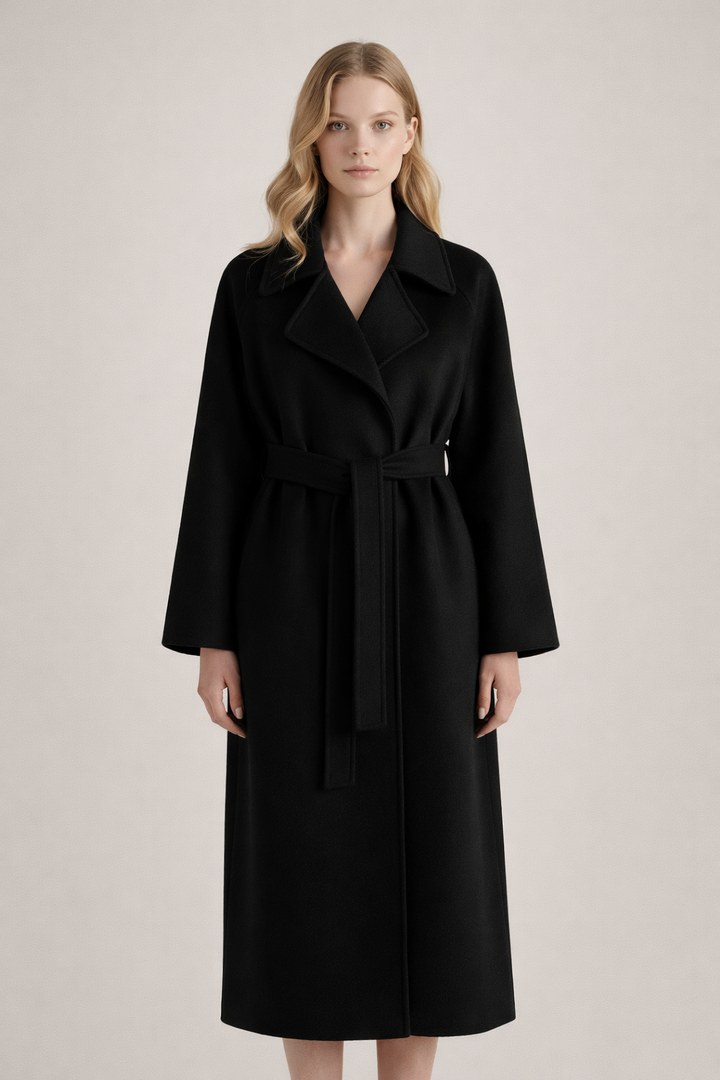 Shulamit Eleganter Langarm Mantel