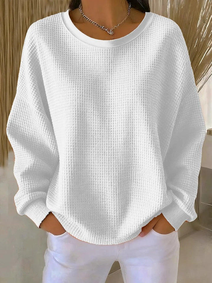 Elora - Texturiertes Sweatshirt