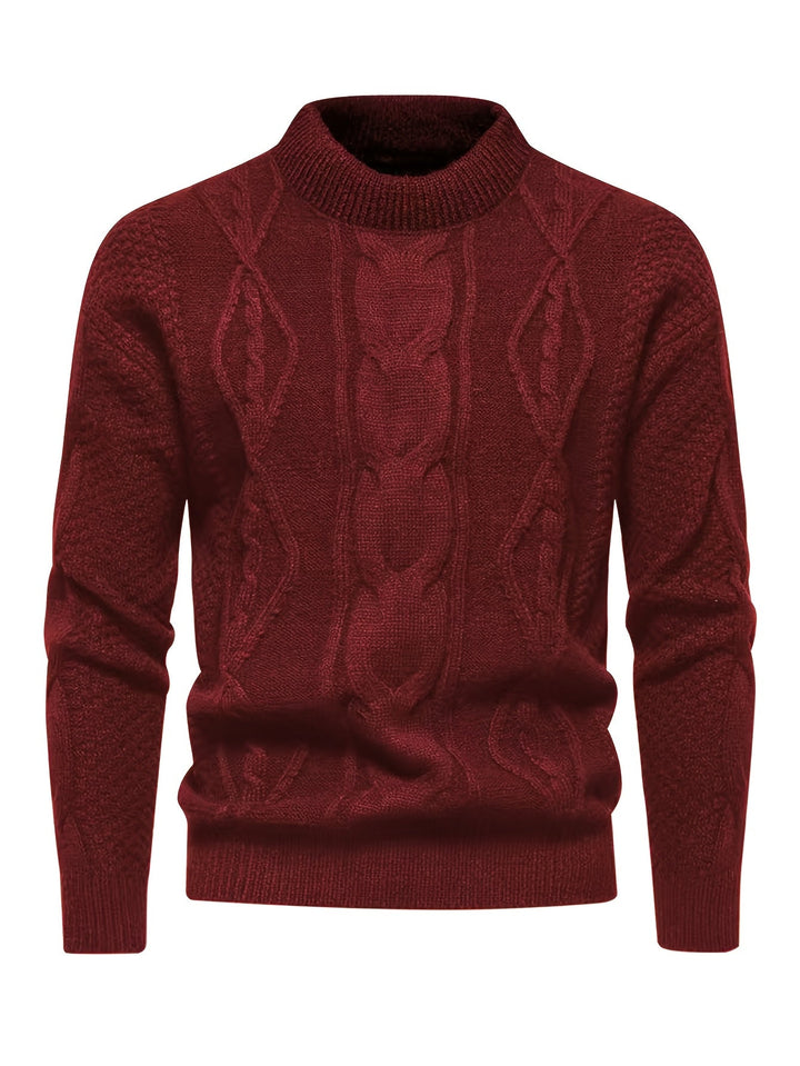 Kalisto™ Lässiger Langarm Strickpullover