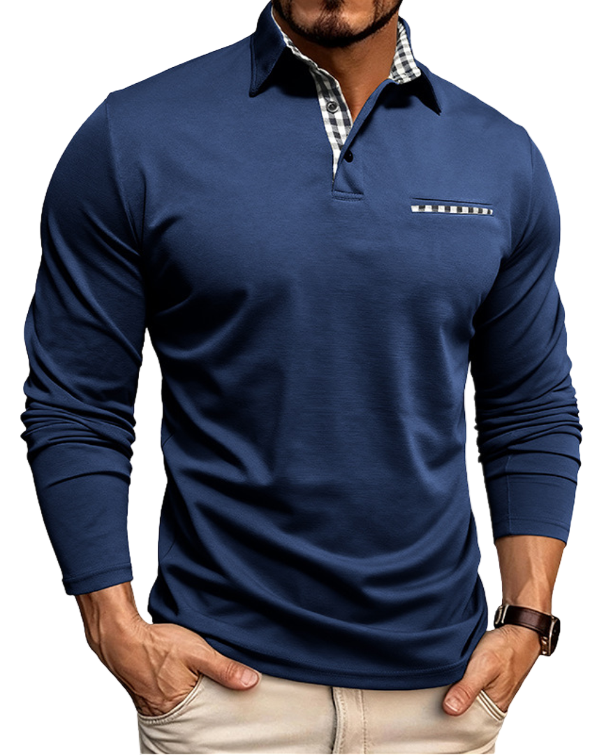 James - Herren Langarm-Polo