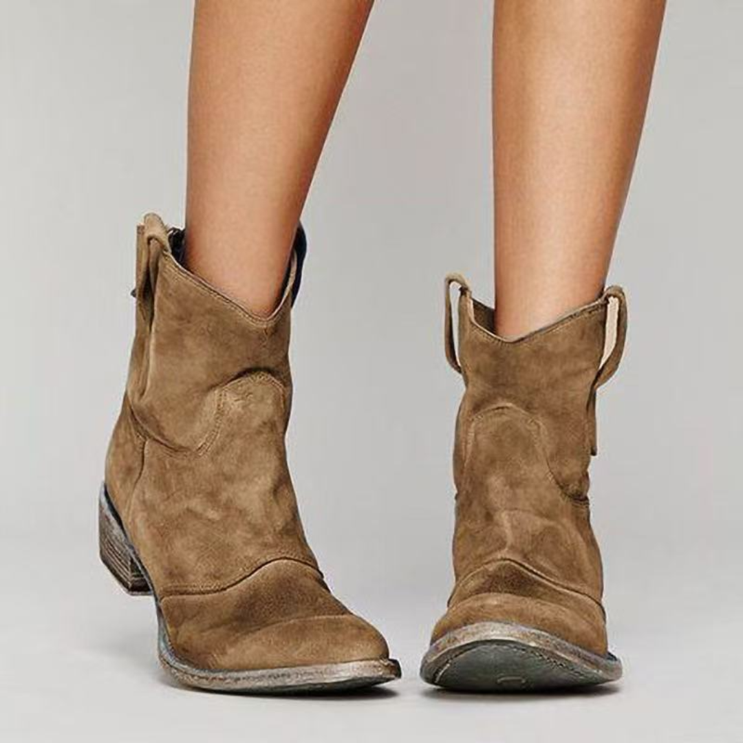 Carlotta – Leder-Stiefeletten