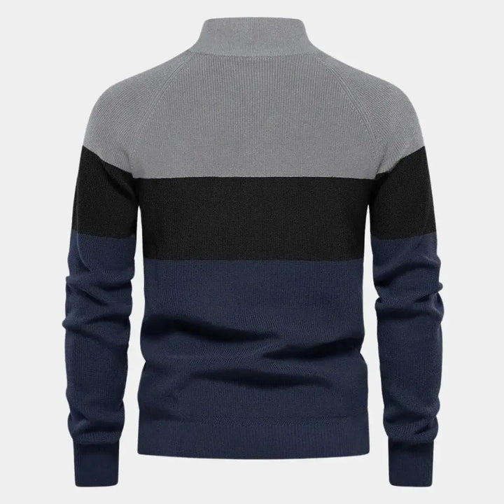 Strickpullover mit Reißverschluss
