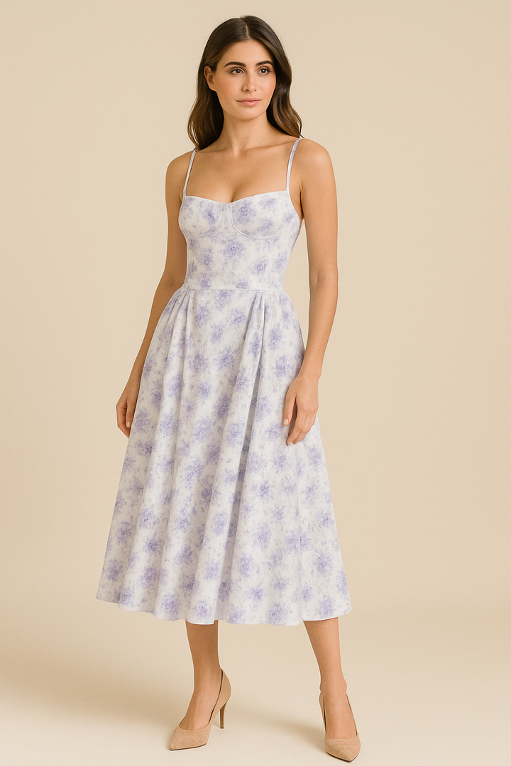 HERBERGER | Damen Sommerkleid mit V-Ausschnitt luftig-leicht