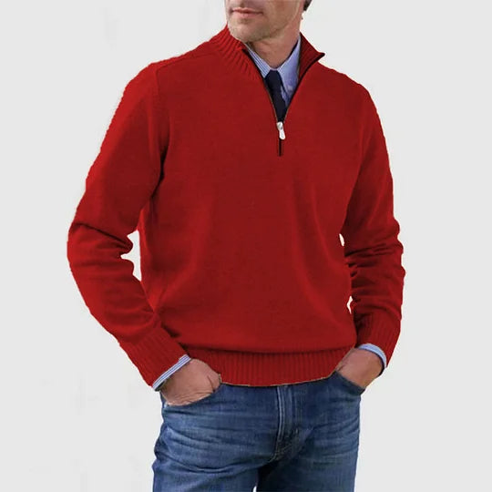 Ben™ Langarm Herren Zip-Pullover