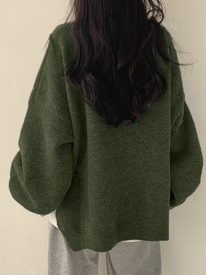 Pearline™ Pullover Mit Rundhalsausschnitt Und Langen Ärmeln