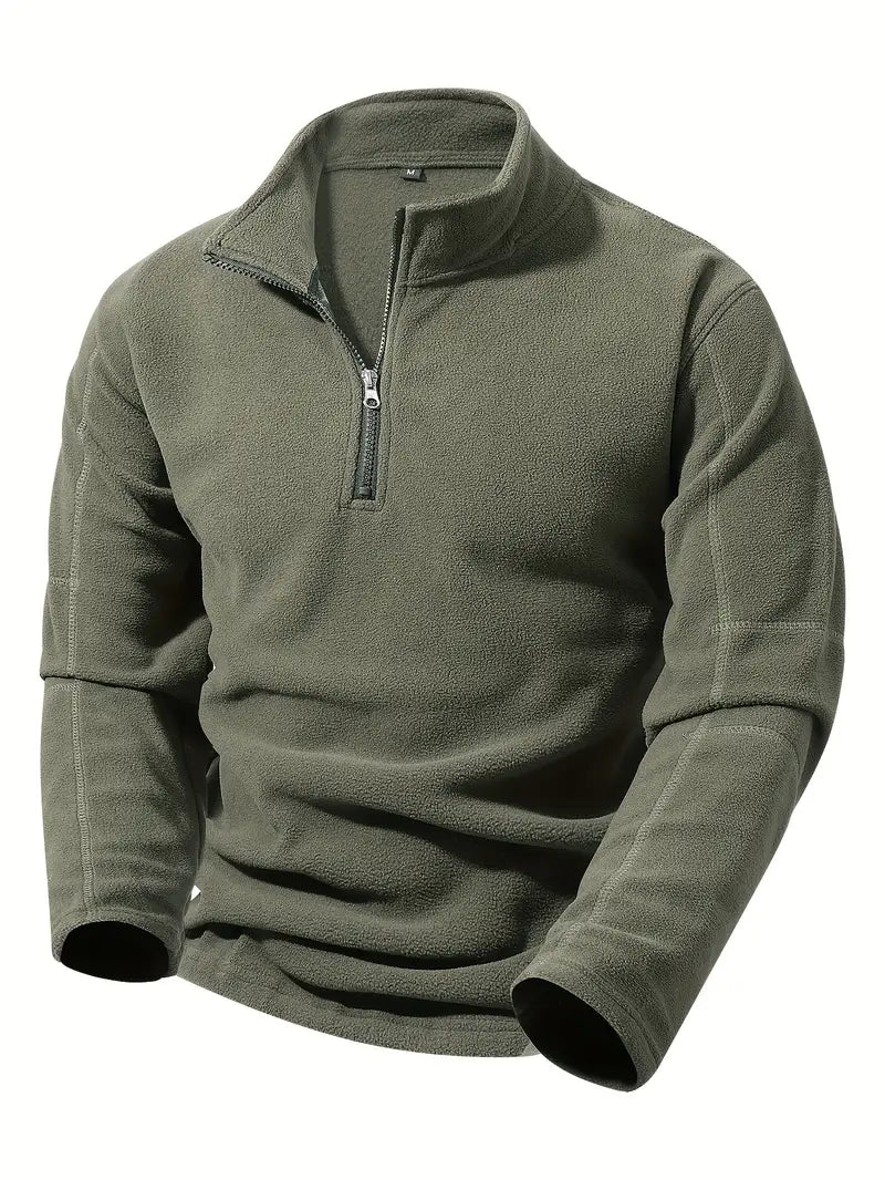 Maurits Sweatjacke Mit Halbem Reißverschluss