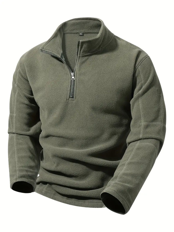Maurits Sweatjacke Mit Halbem Reißverschluss