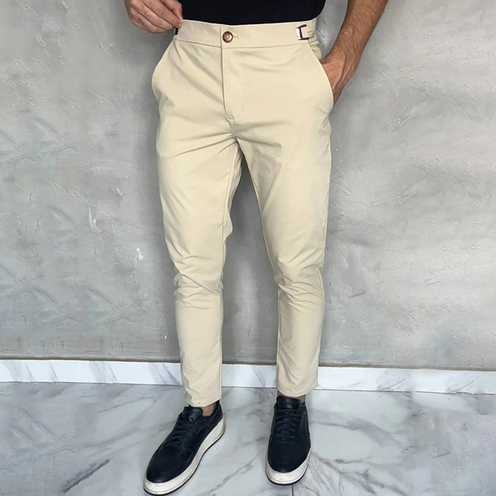Matan Klassische Stretch Hose Mit Schmaler Passform