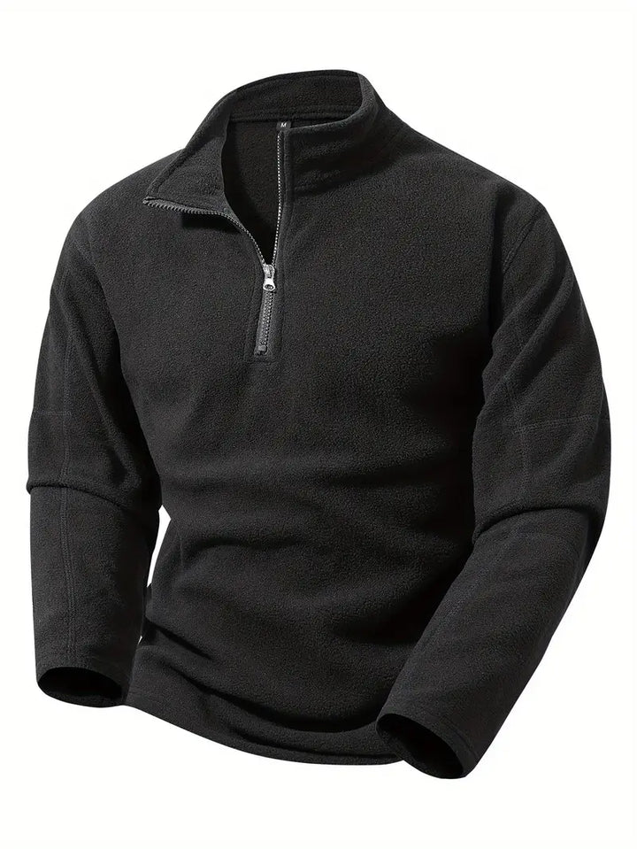 Maurits Sweatjacke Mit Halbem Reißverschluss
