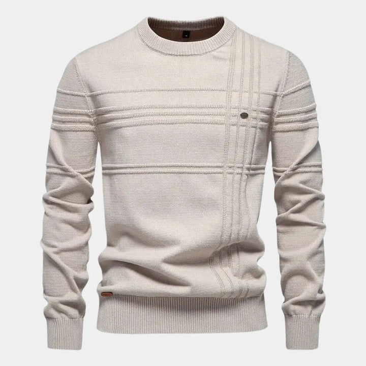 Gestrickter Pullover aus Baumwolle