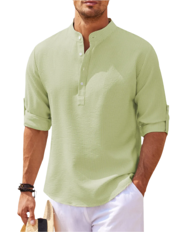 Taglicht Herren Langarm Polo-Shirt