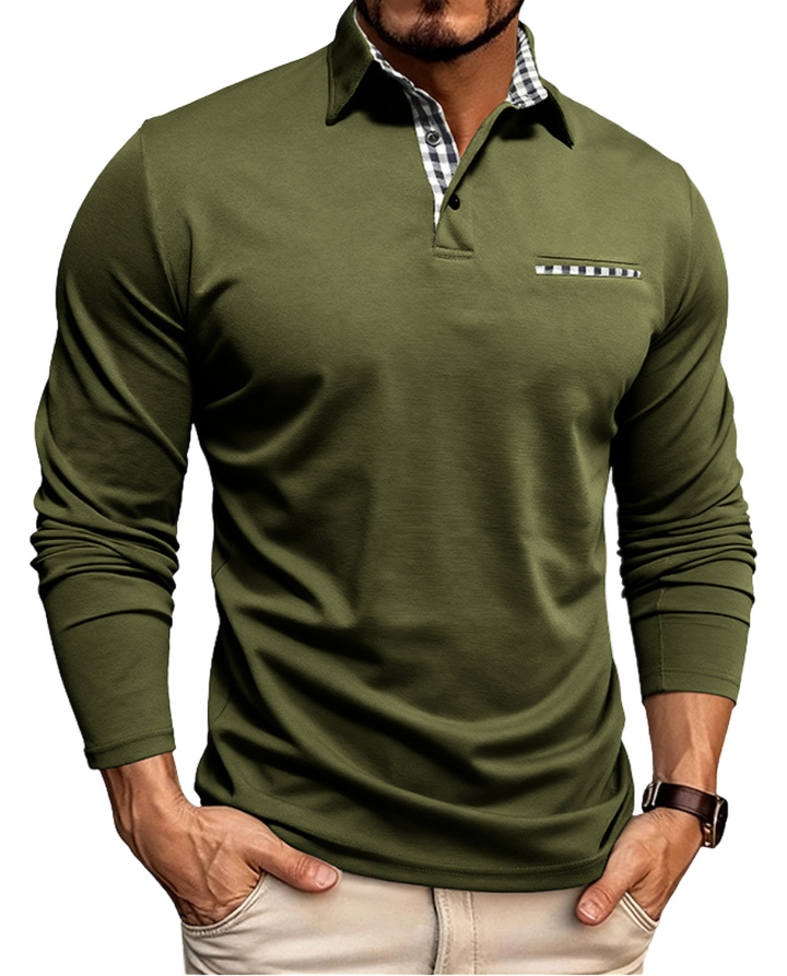James - Herren Langarm-Polo