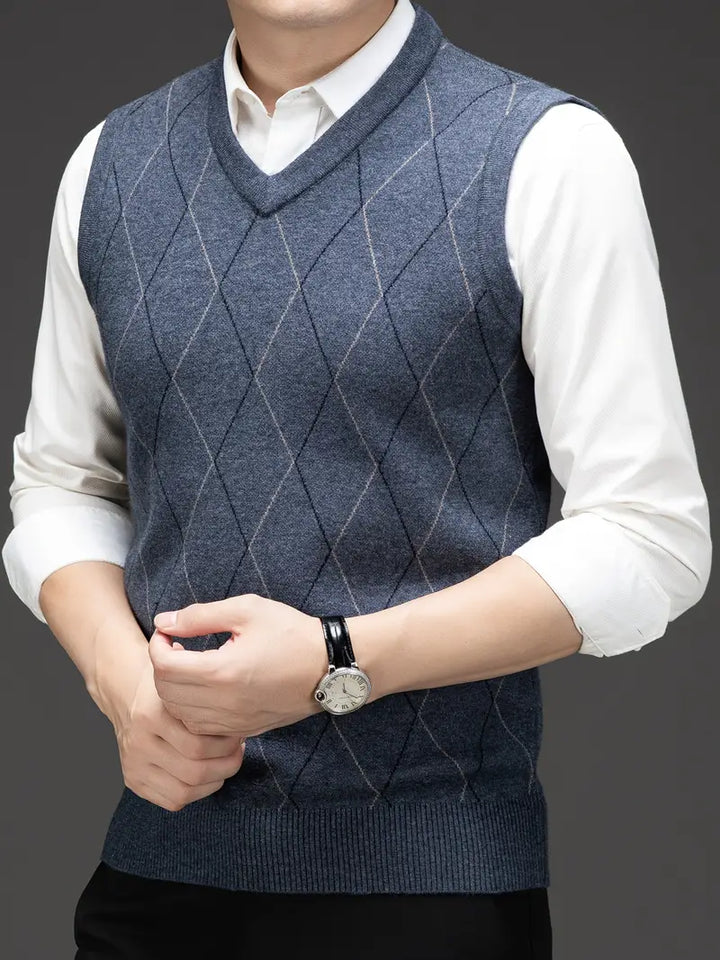 Yannick Ärmelloser Herren Pullover