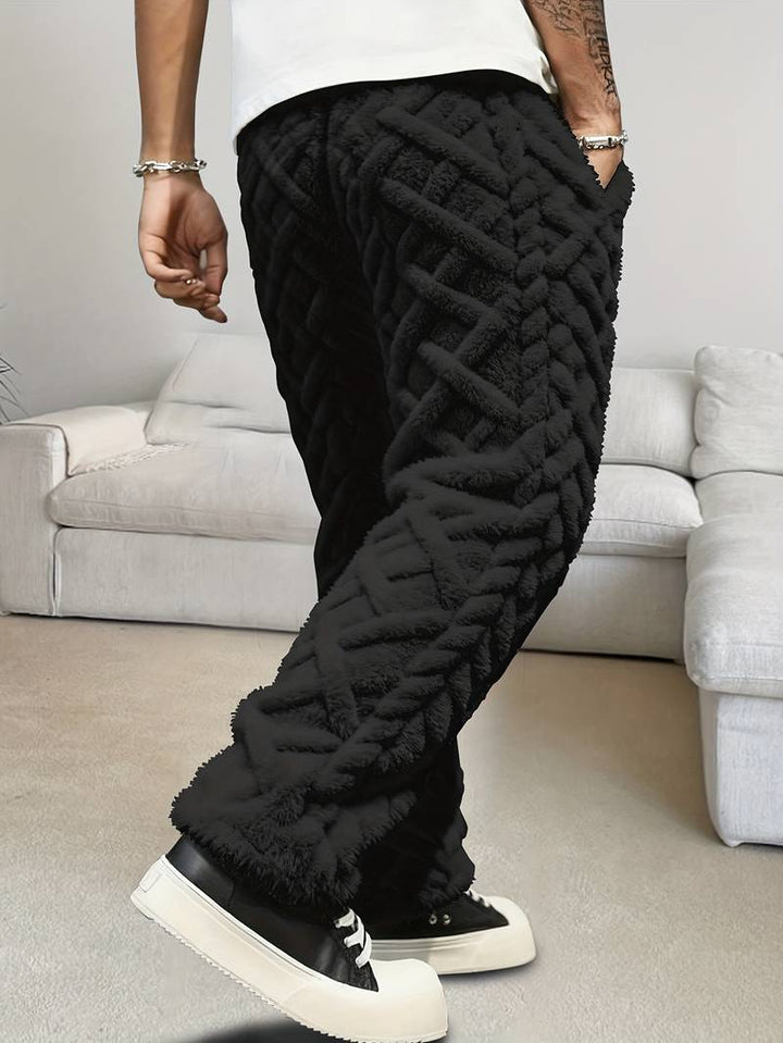Zecharia Hose Mit Geometrischem Muster