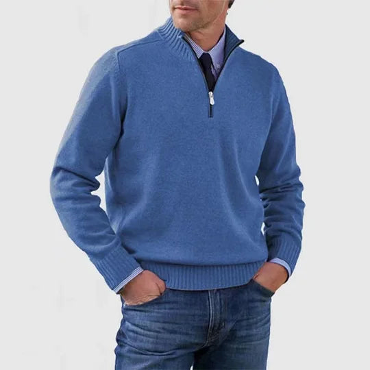 Ben™ Langarm Herren Zip-Pullover