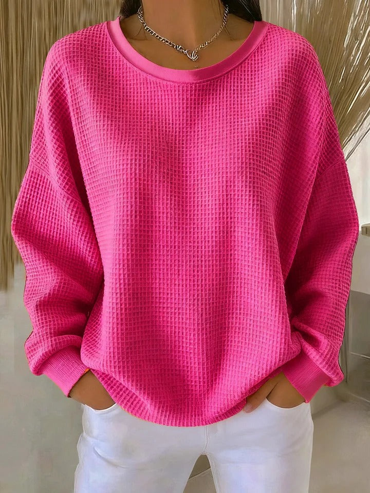 Elora - Texturiertes Sweatshirt
