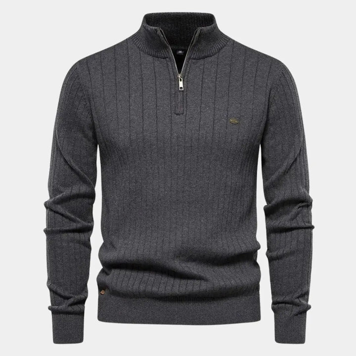 Baumwollstrickpullover