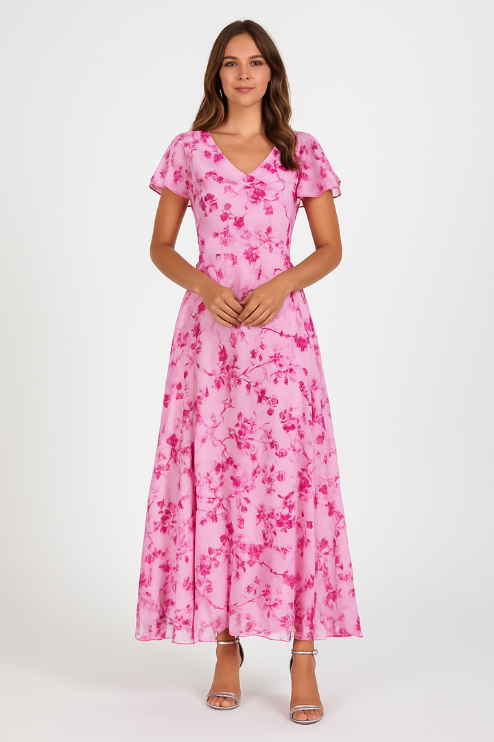 HERBERGER | Atmungsaktives Damen Midikleid elegant für Sommer