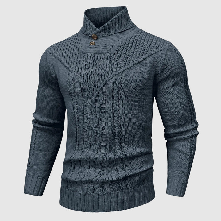 Alessandro - Massgeschneiderter Pullover mit Stehkragen