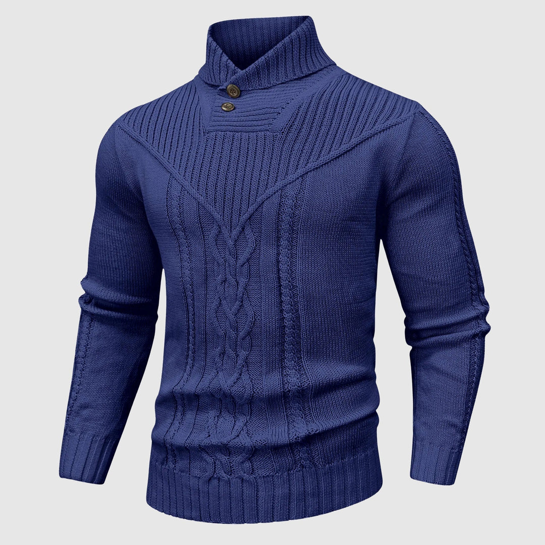 Alessandro - Massgeschneiderter Pullover mit Stehkragen