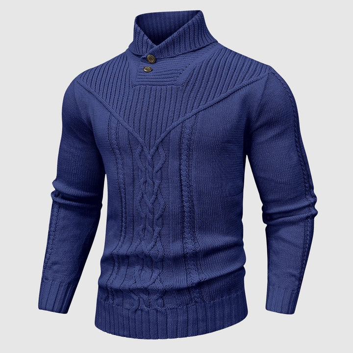Alessandro - Massgeschneiderter Pullover mit Stehkragen