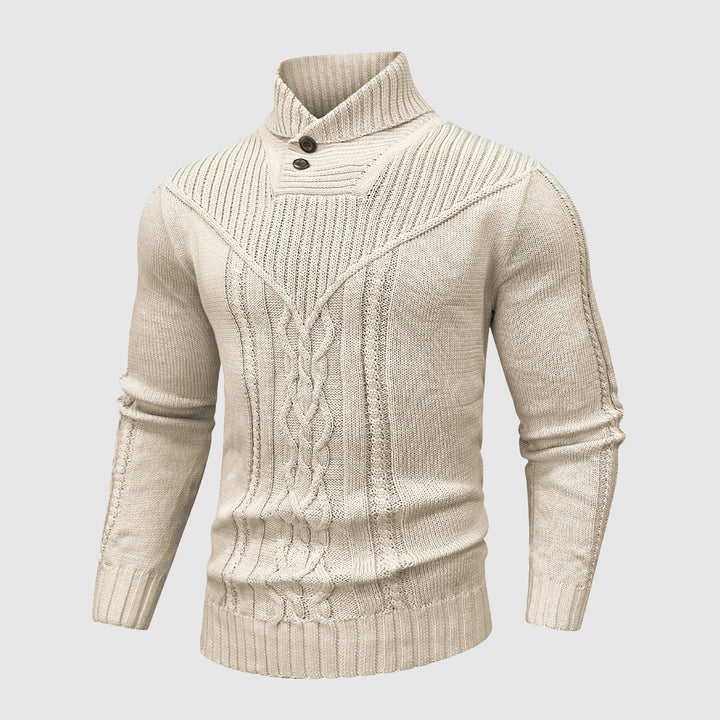 Alessandro - Massgeschneiderter Pullover mit Stehkragen