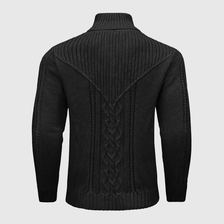 Alessandro - Massgeschneiderter Pullover mit Stehkragen