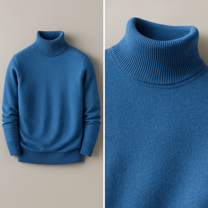 Filippos Bequemer Rollkragen Pullover