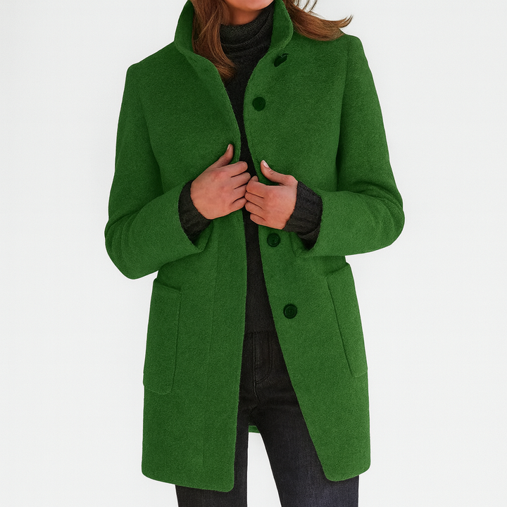 LIDIA - Jacke mit hohem Kragen aus Wollmischung