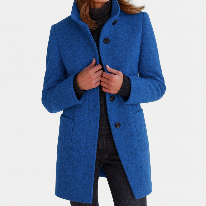 LIDIA - Jacke mit hohem Kragen aus Wollmischung