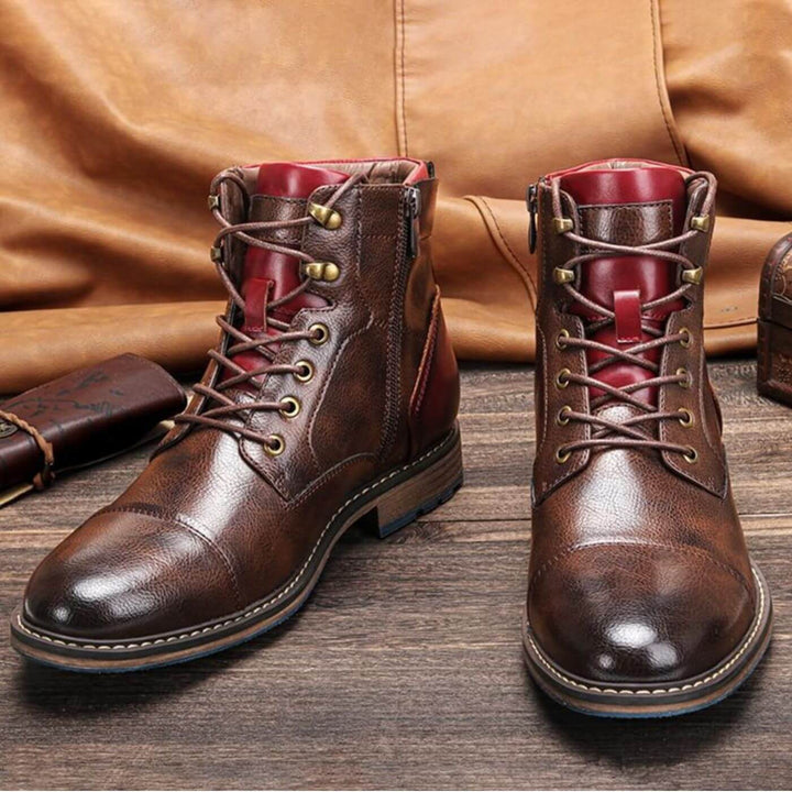 Connor - Premium Leder Oxford Stiefel