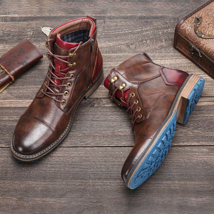 Connor - Premium Leder Oxford Stiefel