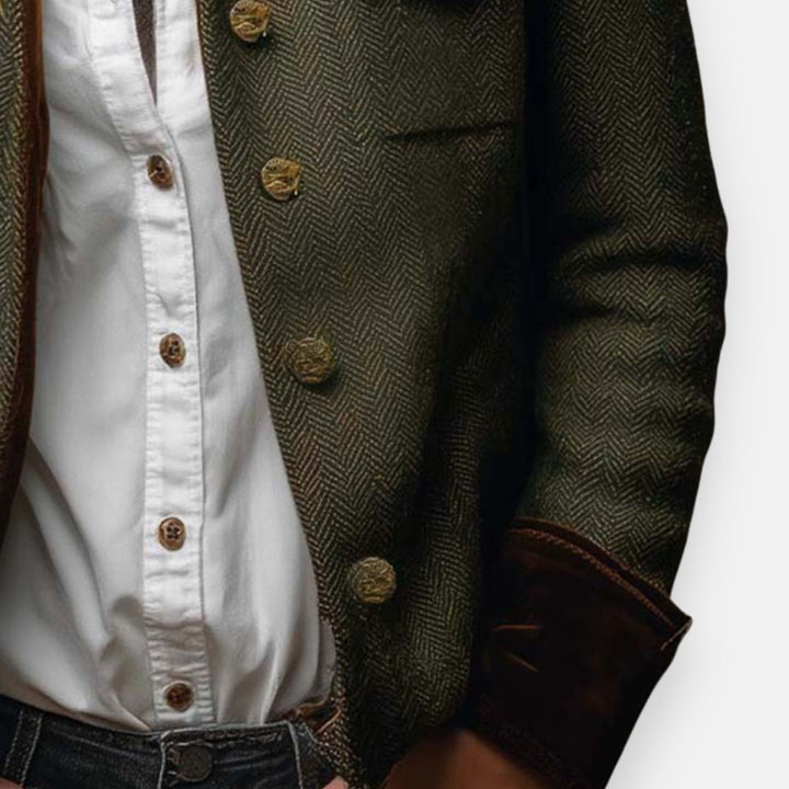 Daria – Tweedjacke mit Samt