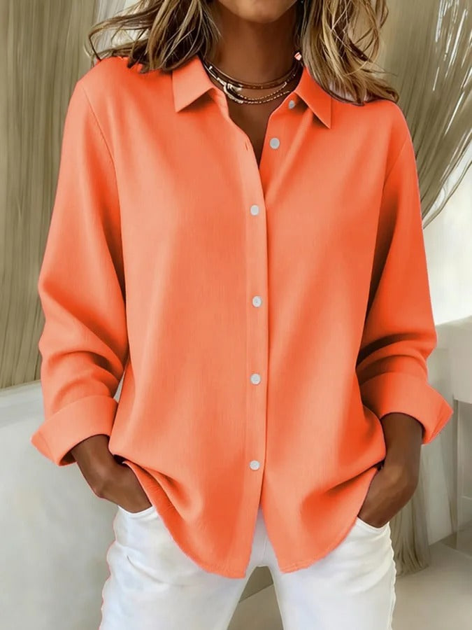 Aurelie - Elegante Knopf Bluse