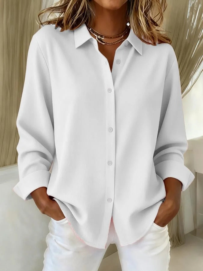 Aurelie - Elegante Knopf Bluse