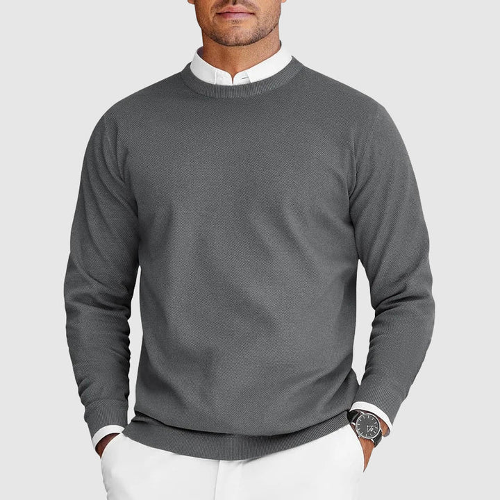 VALENTIN - HERREN RUNDHALSAUSSCHNITT PULLOVER