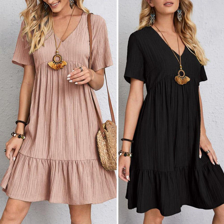 CARLA - Elegantes Kleid mit Bauchabdeckung