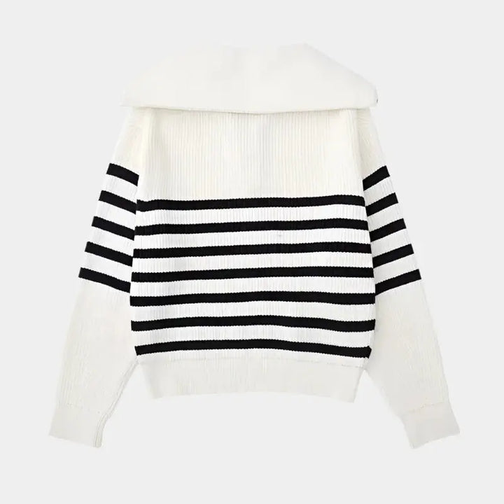 Lässiger Pullover mit Reissverschluss