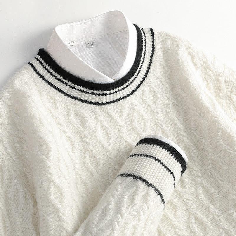 Herren Woll Pullover