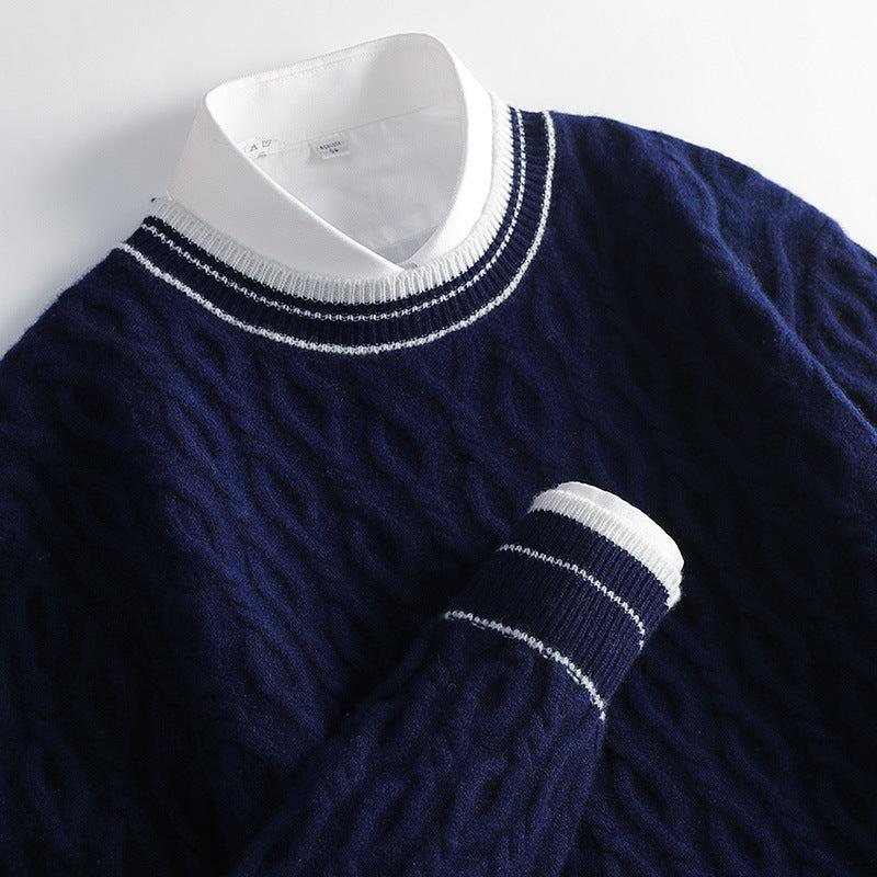 Herren Woll Pullover