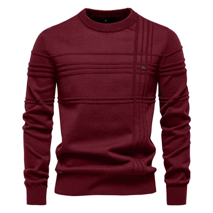 Leandro - Eleganter Pullover für Herren mit Karodesign