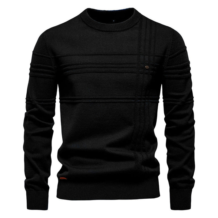 Leandro - Eleganter Pullover für Herren mit Karodesign