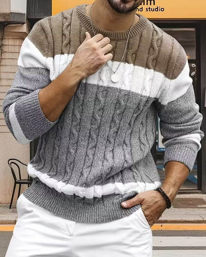 Kevin™ Bequemer Rundhals Strickpullover