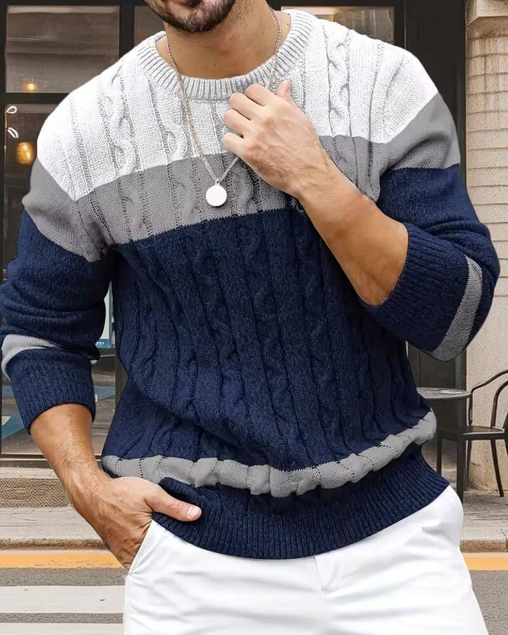 Kevin™ Bequemer Rundhals Strickpullover