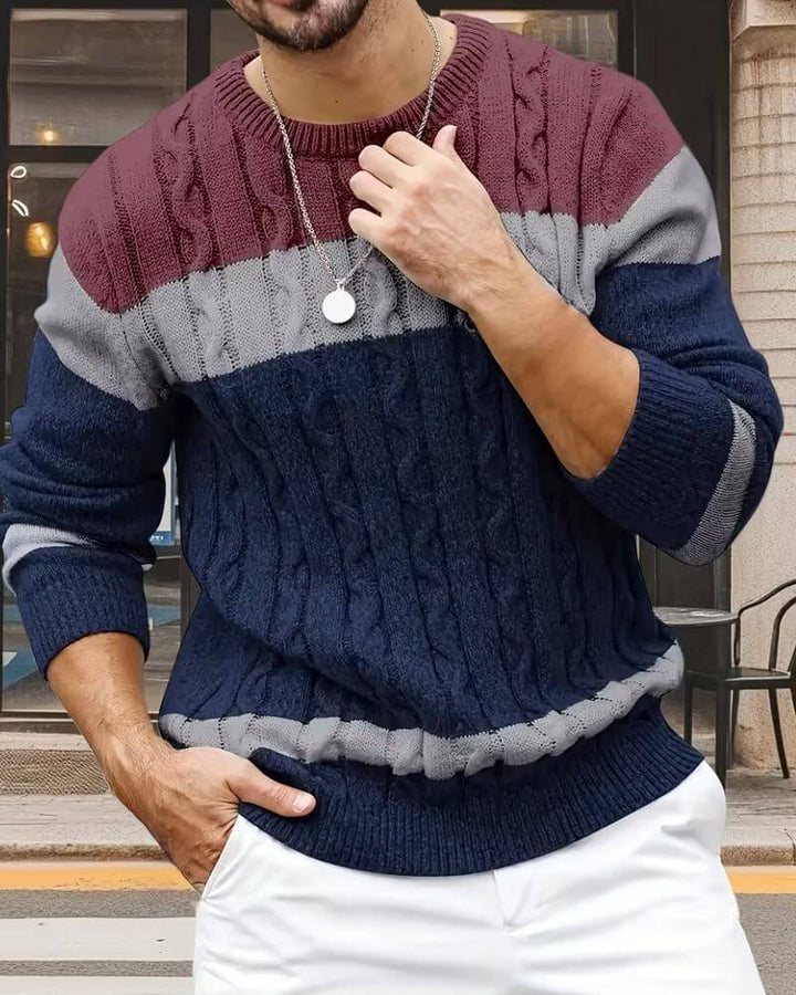 Kevin™ Bequemer Rundhals Strickpullover