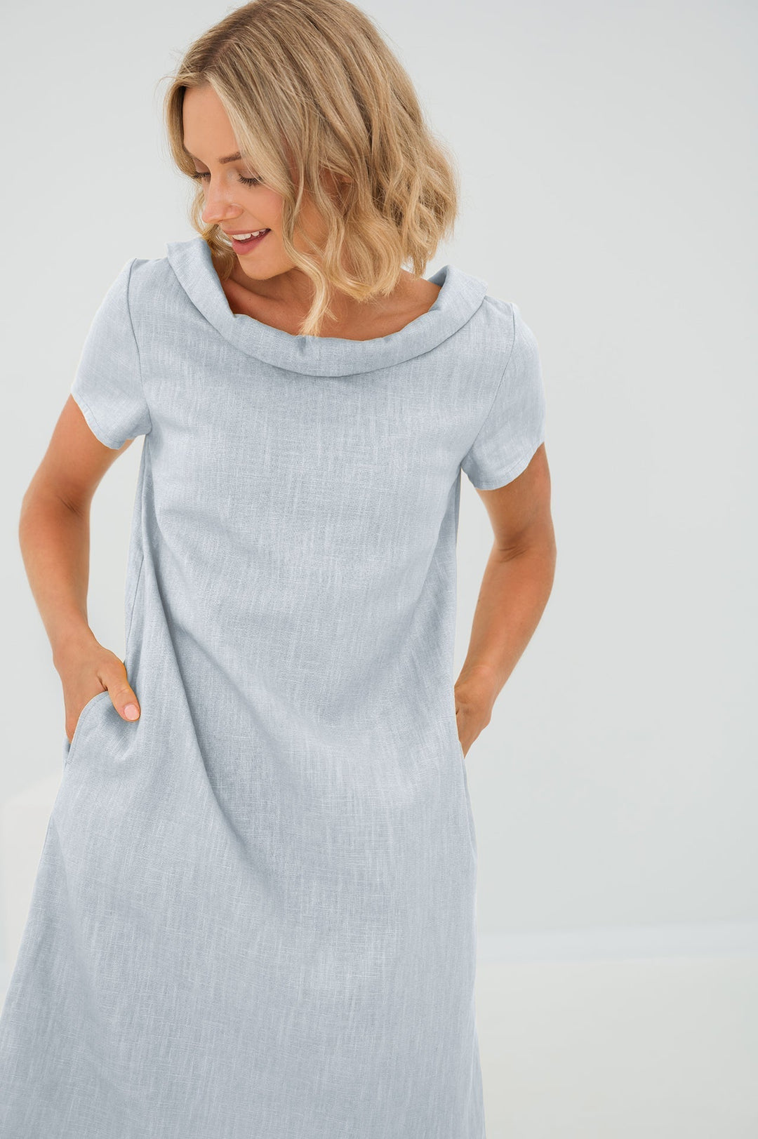 ANIKA - Schlichtes Leinenkleid