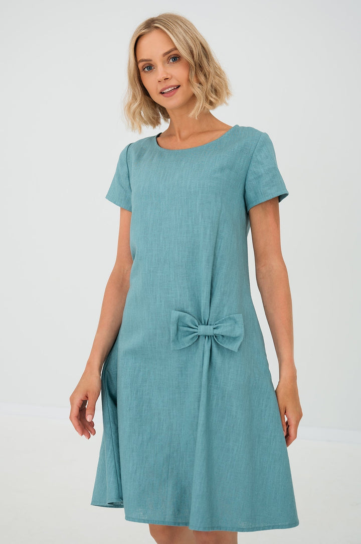 CELINA - Leinenkleid