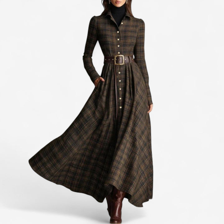 Jannali Maxikleid mit Elastischem Bund