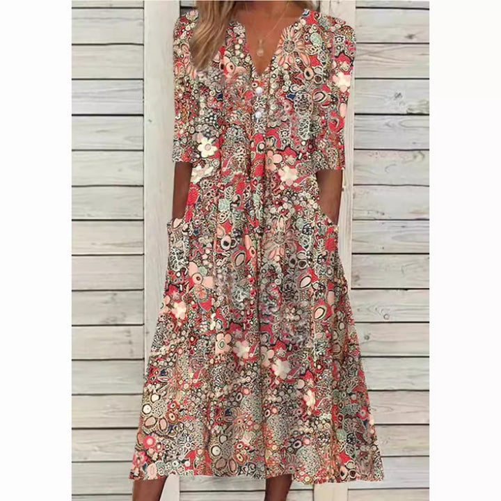 MELINA -  Elegantes Sommerkleid